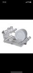 Draining Board 2 Tier Dish Rack Silver