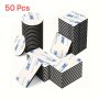 50PCS Heavy-duty Double-sided Tape - Black Eva Foam Ideal For Walls Floors & Doors Non-waterproof