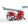 Bruder Man Fire Engine With Slewing Ladder Waterpump And Lights & Sound 1:16