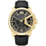 Underlined 3 Hands-date Leather Strap
