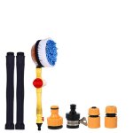 Auto-rotating Household Tools For Car Washing Brushing Mop Water Passing Car Soft Hair High-pressure Water Gun Special Car Washi
