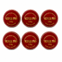 Super Pro 135G 2-PIECE Grip Cricket Ball - Red Pack Of 6