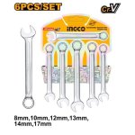 Ingco HKSPA1068 Spanner Set Combination 6 Pieces
