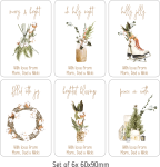 Personalised Christmas Gift Stickers - Merry & Bright - Afrikaans