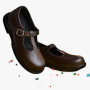 Green Cross Girls T Bar Older Girls School Shoe Brown - 2
