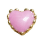 FLC205 - Pink Heart Floating Locket Charm