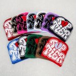 1 PC Letter Stylish Beanie Hat Versatile Warm Windproof Knitted Hats Packable Elasticity Street Style Unisex