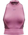 Women's Ua Rush Seamless Crop Top - Polaris PURPLE-501 Md
