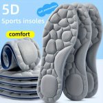 1 3 5PAIRS New Elastic Men's And Women's Super Soft Insoles Sports Insoles Long-staying And Not Tired Pain-proof Foot Insoles