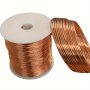 Solid Copper Craft Wire For Jewelry Making Metal Sculpture And Garden Supplies - 9 Gram Spools Various Gauges 0.3MM - 1.0MM