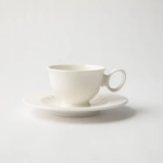 Designers Guild - White Espresso Cup & Saucer Set Of 4