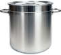 Capsule Sandwich Bottom 40CM Stockpot Stock Pot 50-LITER Pan With Lid 50 L Capacity 40 Cm Diameter Stainless Steel Induction Bottom