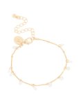 Goldair Gold Cubic Zirconia Cluster Y Bracelet