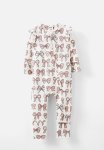Cotton On The Billie Long Sleeve Zip Romper - Vanilla sketchy Bows