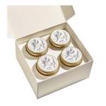 Scented Candle Gold Gift Set