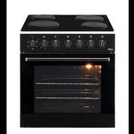 Univa 600MM Static Black Under-counter Oven + Hob Set