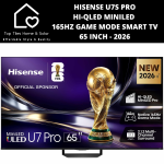 Hisense U7S Pro Hi-qled Miniled 165HZ Game Mode Smart Tv - 65 Inch 2026