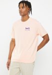 Levi's Short Sleeve Relaxed Fit Tee Strauss Art Haus Span - Pink