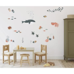 Kikki & Frankie Wall Decal Packs Under The Sea Muted