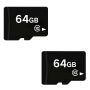 64GB Micro-sd Memory Card Pack Of 2