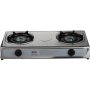 Alva 2 Plate Gas Stove Stainless Steel