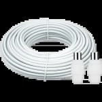 Volkano 20M Coax Tv Cable And 1X Male 1X Female Coax Plugs