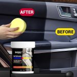 Car Interior Renewal Kit: Crystal Plating Wax For Dashboard & Plastic Faux Leather Seat Restorer Tire Shine Coating Paste