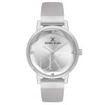 Premium Silver Dial 3 Hands Watch