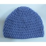 Beanies Hand Knitted - Blue Adult Size