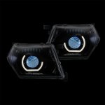 Nissan Patrol Y61 S1-3 Bushdoof Bi-led Angry Eye Headlights Pair For