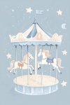 Starry Carousel Canvas Print - 600MM X 600MM