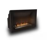 Signature Bio Fuel Fireplace Built-in - Classic Burner Black Box & Black Frame