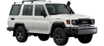 Toyota Land Cruiser Station Wagon 76 4.2D 2.8GD-6 4.5D V8 2024-DATE Cotton Canvas Seat Covers