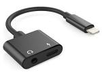 MicroWorld Iphone Dongle Aux Cable To 3.5 Mm Splitt