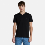 Dunstan River V Neck Short Sleeve T-Shirt For Men - XXL Black