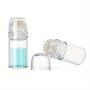 Hydra Roller With 0.25MM Microneedles - Enhances Serum & Cream Absorption Clear Glass Bottle Fragrance-free Skin Care Tool