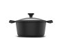 Taurus Aluminium Cast Pot 6.5L Black