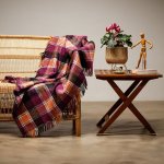 Piccolo - Botswana New Check Purple blush - 110 X 130 Cm
