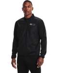 Men's Armour Fleece Storm Bomber Jacket - BLACK-001 XL