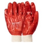 Pioneer Pvc Medium Weight Glove - 10CM - 10CM Red