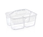 Classy Clear Cleaner Basket