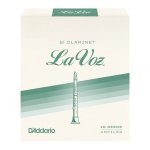 Daddario Woodwind RCC10MD La Voz Bb Clarinet Medium Reeds : Box Of 10