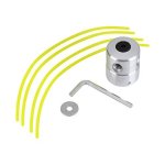 Zerodis Trimmer Head Universal Aluminium Trimmer Brush Cutter Bump Feed Spool With Strimmer Line Set Petrol Strimmer Replacement