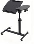 Standing Overbed Sofa Laptop Table-black