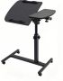 Standing Overbed Sofa Laptop Table-black