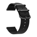 Killer Deals Universal 22MM Nylon Watch Strap - Black - Best Bargains Online