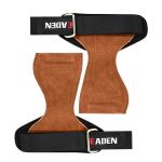 Basicx Cowhide Pull Up Gloves M - Non Slip Wrist Support For Lifting