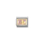 Classic Romance Enamel Angel Wings Link