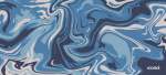Blue Sea Marble Full Desk XL Coverage Gaming And Office Mouse Pad