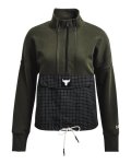 Women's Project Rock Fleece Zip - Baroque Green XL